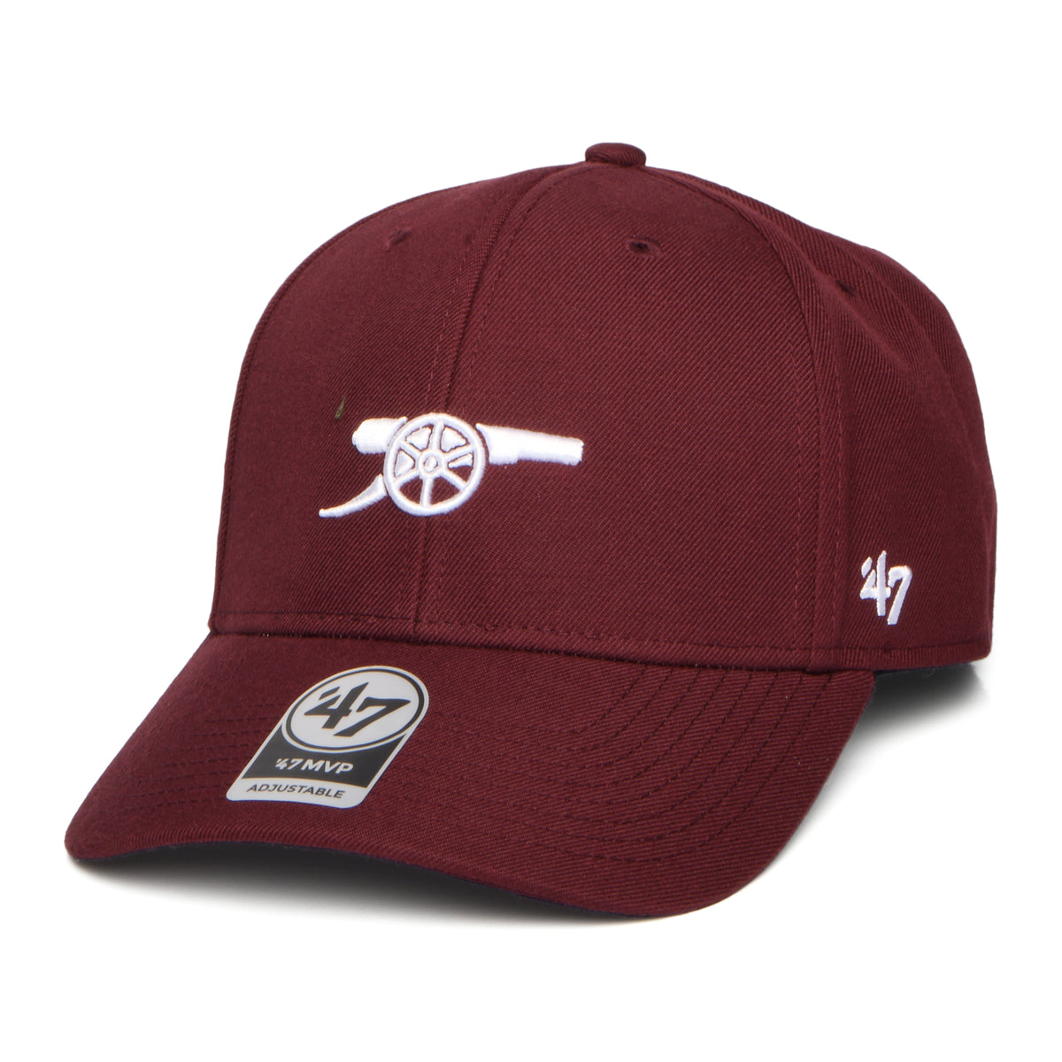 47 Brand Arsenal FC Snapback Cap - Gunners MVP - Burgunderrot