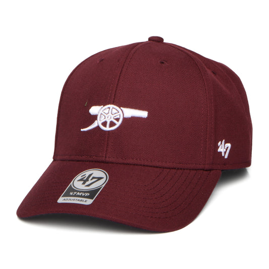 47 Brand Arsenal FC Snapback Cap - Gunners MVP - Burgunderrot