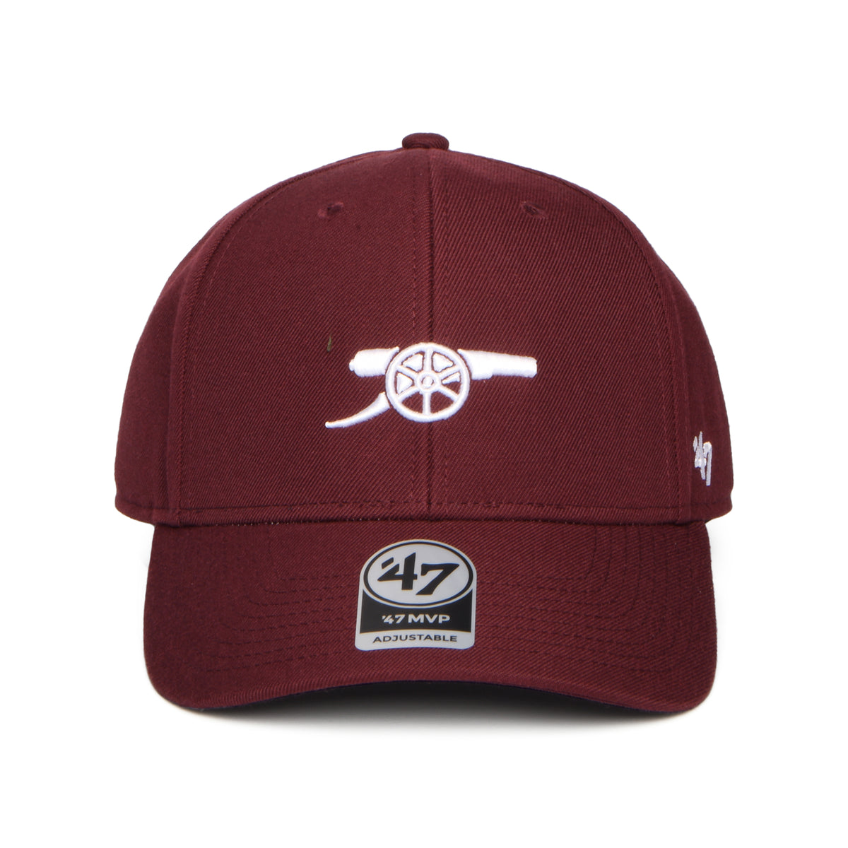 47 Brand Arsenal FC Snapback Cap - Gunners MVP - Burgunderrot