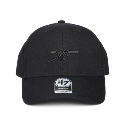 47 Brand Arsenal FC Snapback Cap - Gunners MVP - Schwarz auf Schwarz