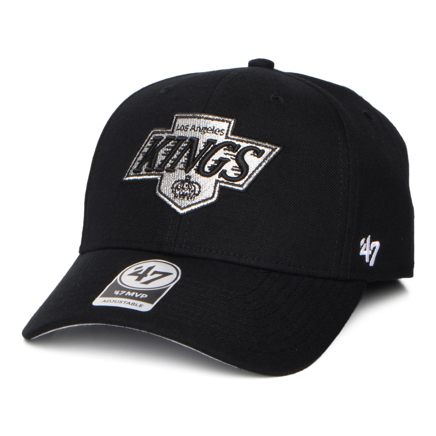 47 Brand L.A. Kings Baseball Cap - NHL Vintage MVP - Schwarz