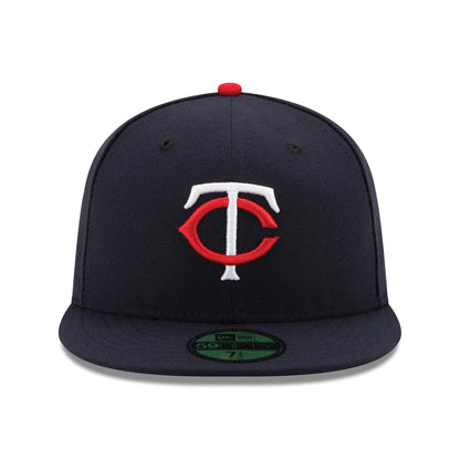 New Era 59FIFTY Minnesota Twins Baseball Cap - MLB On Field AC Perf - Marineblau