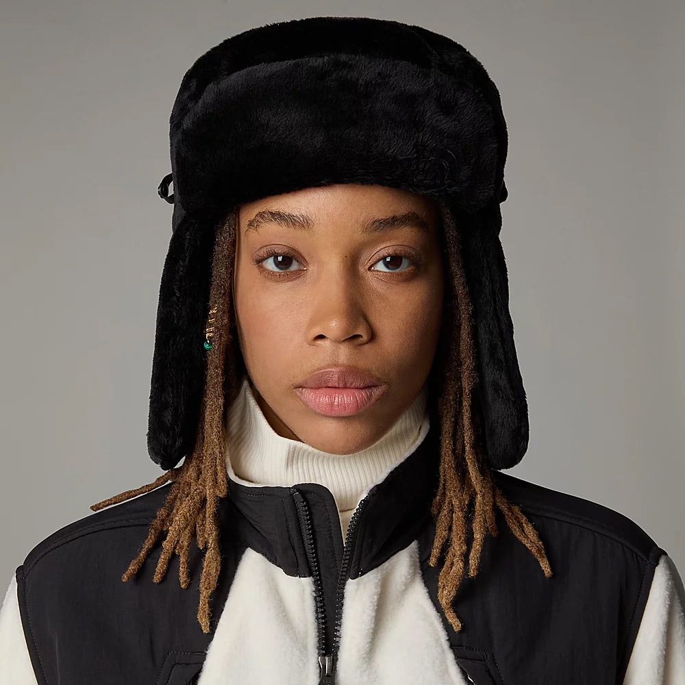 The North Face Damen Osito super weiche Recycelter Fliegermütze - Schwarz