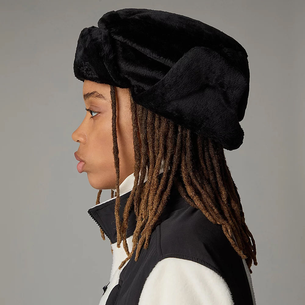 The North Face Damen Osito super weiche Recycelter Fliegermütze - Schwarz