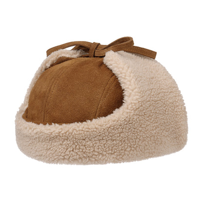 Stetson Fliegermütze aus Leder - Cognac