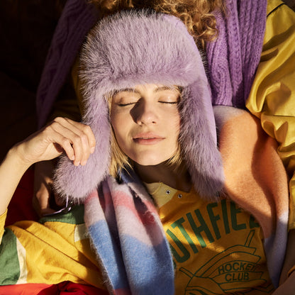 Barts Hawka Recycled Fliegermütze - Veilchenblau