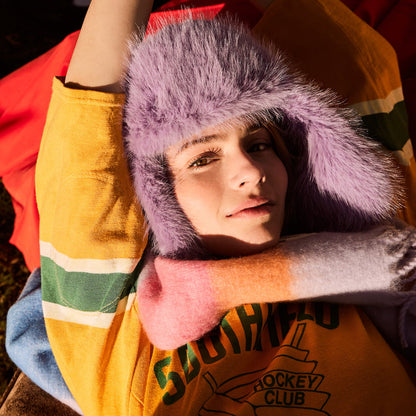 Barts Hawka Recycled Fliegermütze - Veilchenblau