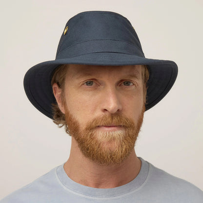 Tilley The Authentic T5 Knautschbarer Sonnenhut - Dunkles Marineblau