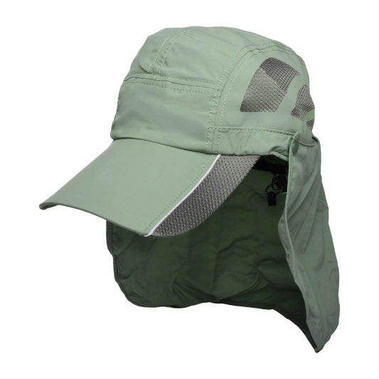 Dorfman Pacific Umra Fishing Cap mit Ohrenklappen - Olivgrün