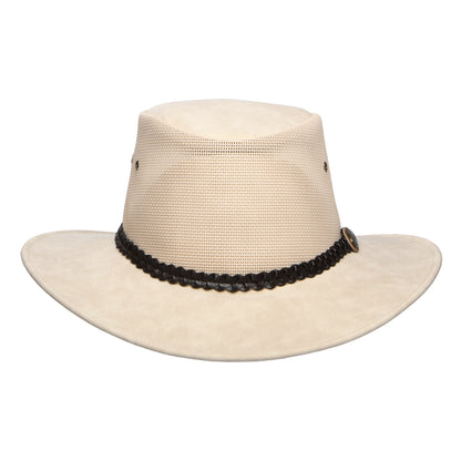 Denton Voyager Vented Outback Hut aus Kunstleder - Beige