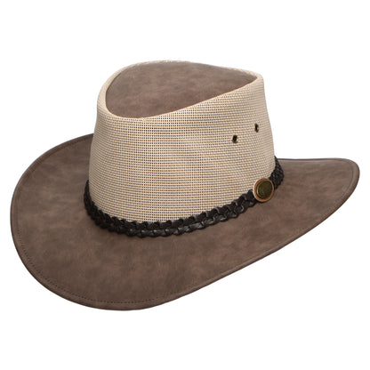 Denton Voyager Vented Outback Hut aus Kunstleder - Braun