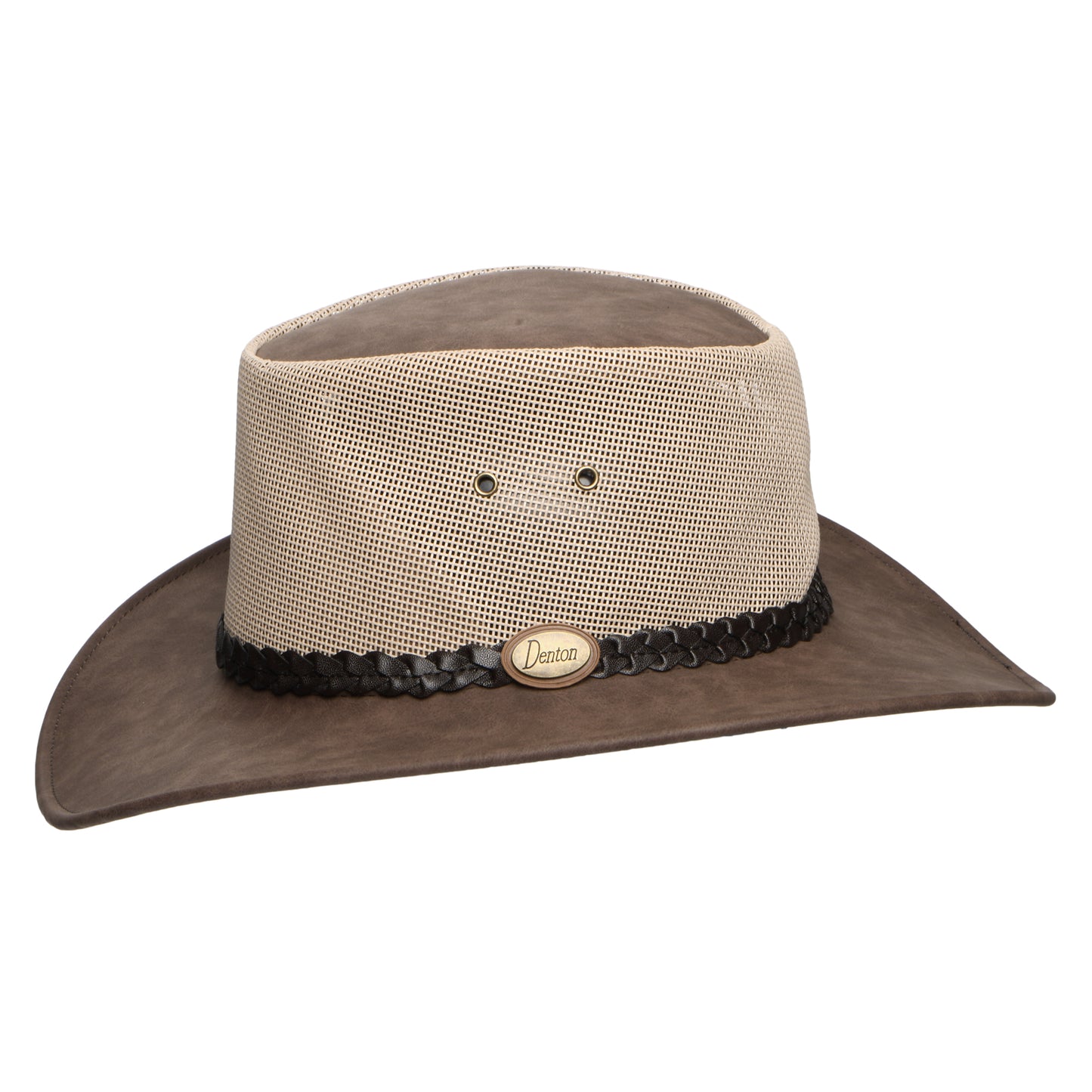 Denton Voyager Vented Outback Hut aus Kunstleder - Braun