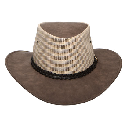 Denton Voyager Vented Outback Hut aus Kunstleder - Braun