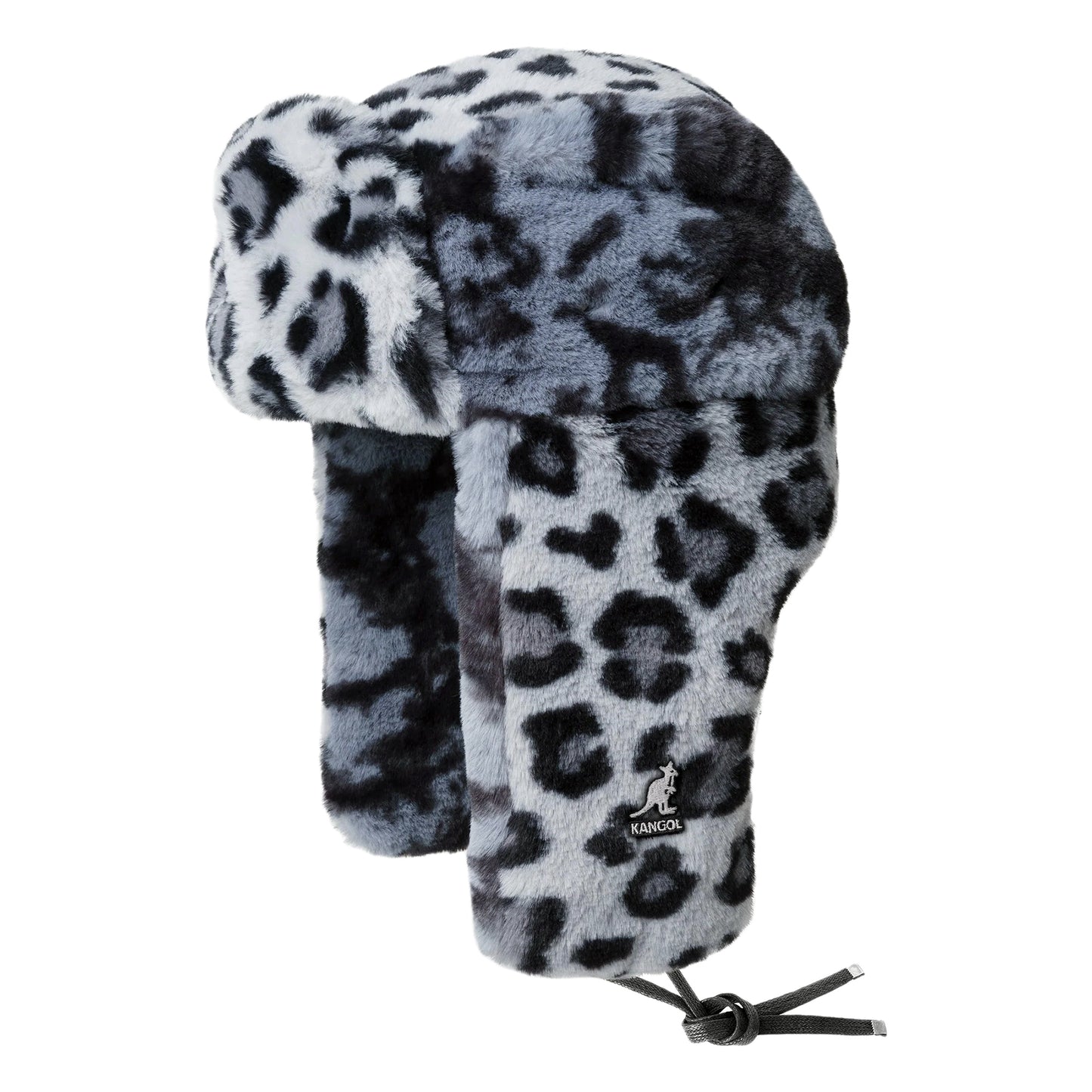 Kangol Wild Fliegermütze aus Kunstfell - Grau