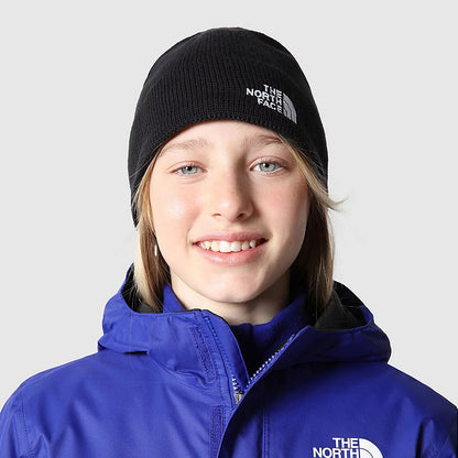 The North Face Kinder Bones Recycelte Beanie Mütze - Schwarz