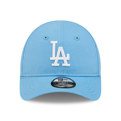 New Era Baby 9FORTY L.A. Dodgers Baseball Cap - MLB League Essential II - Himmelblau-Weiß