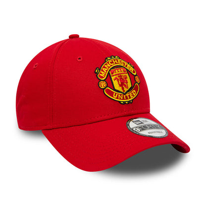 New Era Kinder 9FORTY Manchester United FC Baseball Cap - Core - Scharlachrot