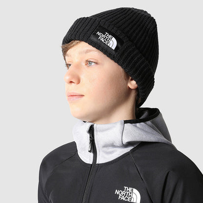 The North Face Kinder Salty Dog Beanie Mütze gefütterte Recycelter - Schwarz
