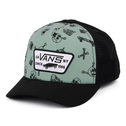 Vans Kinder Full Patch II Trucker Cap - Minzgrün