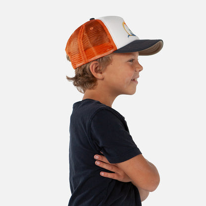Barts Kinder Surfie Trucker Cap - Weiß-Orange