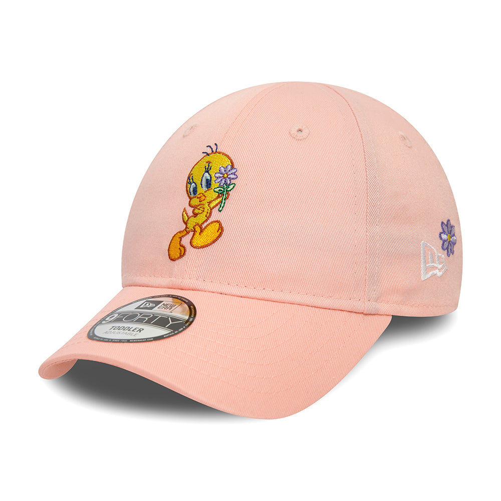 New Era Kinder 9FORTY Tweety Baseball Cap - Looney Tunes - Pfirsich