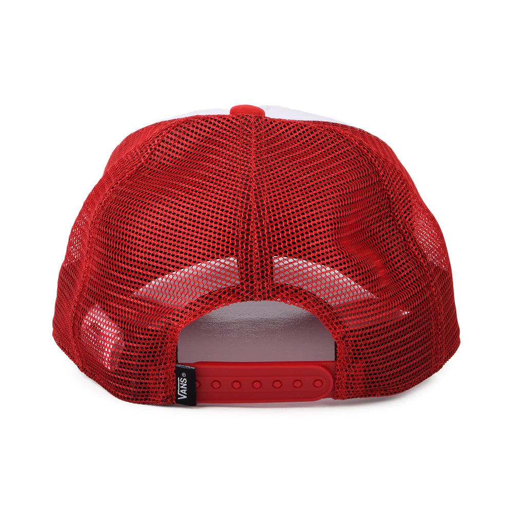 Vans Kinder Classic Patch Curved Brim Trucker Cap - Weiß-Rot