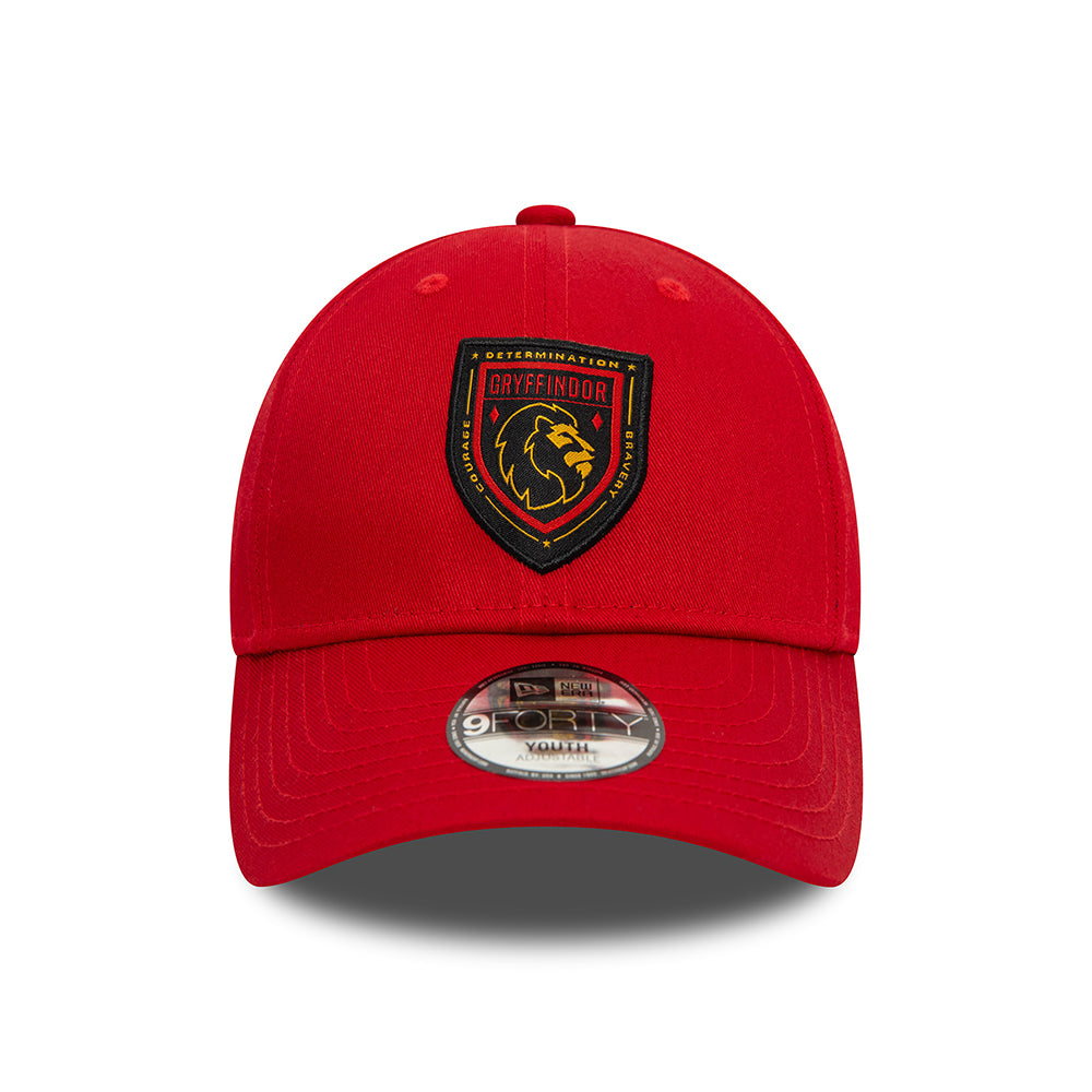 New Era Kinder 9FORTY Gryffindor Baseball Cap - Harry Potter - Rot