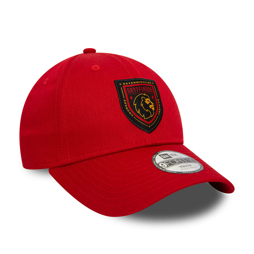 New Era Kinder 9FORTY Gryffindor Baseball Cap - Harry Potter - Rot