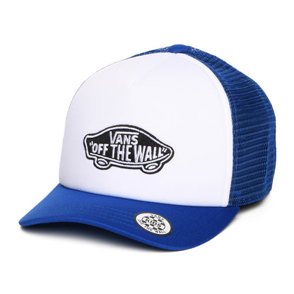 Vans Kinder Classic Patch Curved Brim Trucker Cap - Weiß-Blau