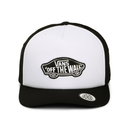 Vans Kinder Classic Patch Curved Brim Trucker Cap - Weiß-Schwarz