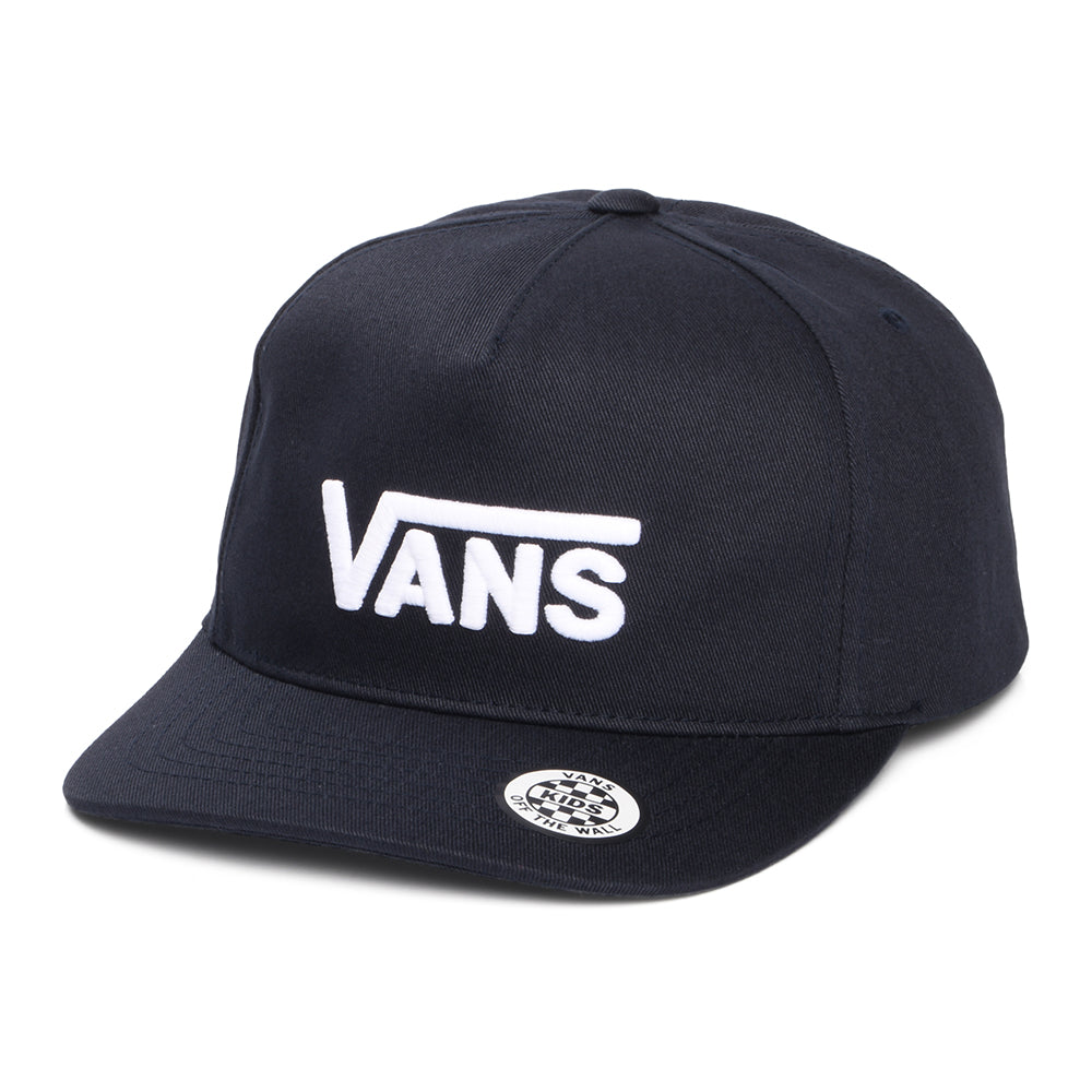 Vans Kinder Drop V Log Curved Brim Snapback Cap - Mitternachtblau