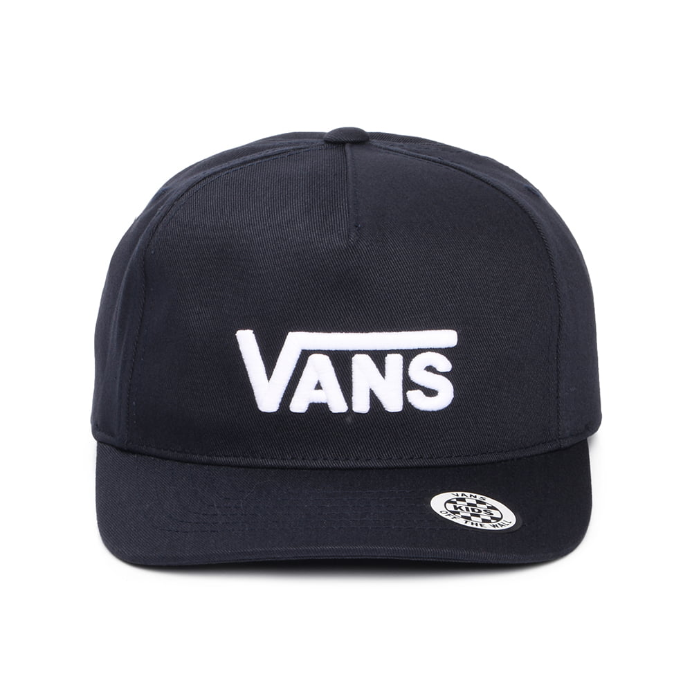 Vans Kinder Drop V Log Curved Brim Snapback Cap - Mitternachtblau