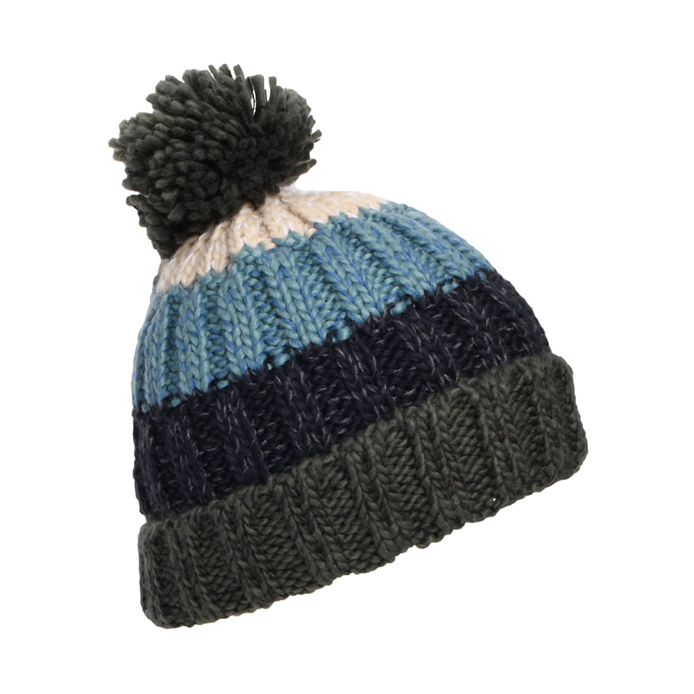Barts Kinder Wilhelm Bommelmütze - Militärgrün-Blau