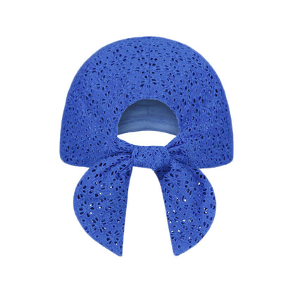 Barts Kinder Wuppy Sonnen-Cap Broderie Anglaise aus Baumwolle - Königsblau