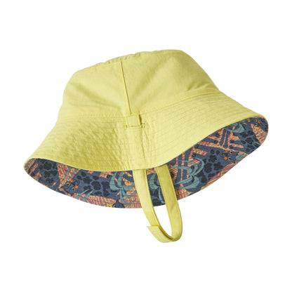 Patagonia Baby Jaggy Wendbarer Sonnen Fischerhut - Zitronengelb-Multi