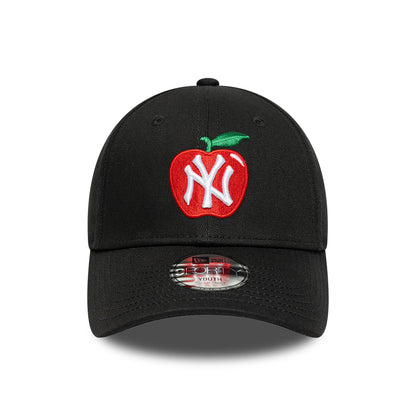 New Era Kinder 9FORTY New York Yankees Baseball Cap - MLB Fruit Icon - Schwarz