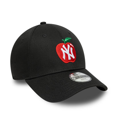 New Era Kinder 9FORTY New York Yankees Baseball Cap - MLB Fruit Icon - Schwarz