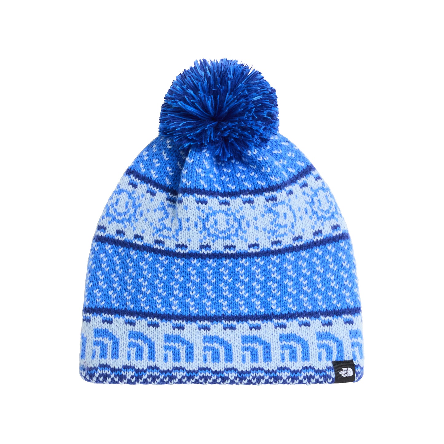 The North Face Kinder Cabin Ski Tuke Bommelmütze - Knallblau