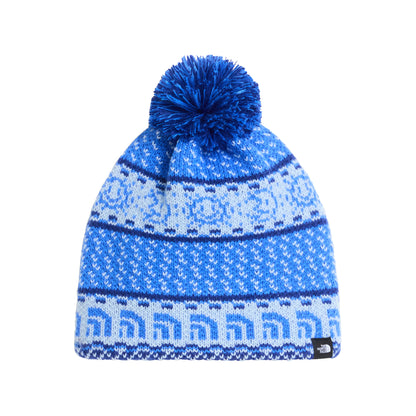 The North Face Kinder Cabin Ski Tuke Bommelmütze - Knallblau