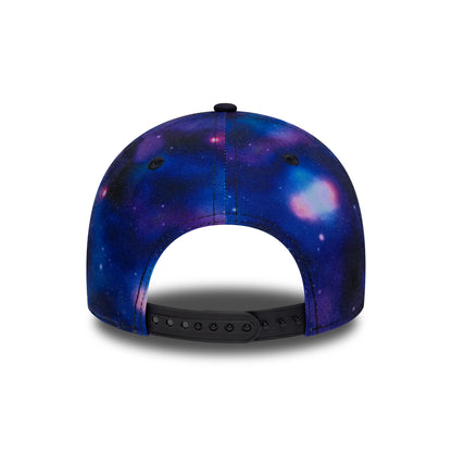 New Era Kinder 9FORTY New York Yankees Baseball Cap - MLB Galaxy AOP - Lila-Schwarz