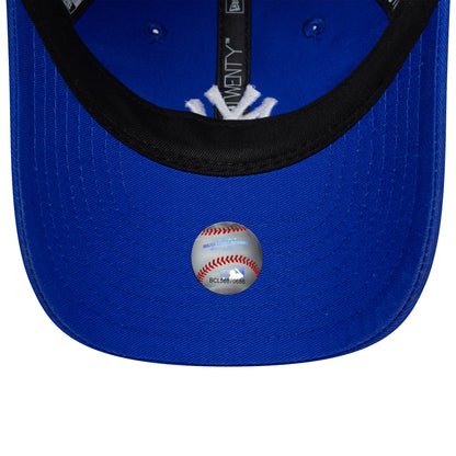 New Era Kinder 9TWENTY New York Yankees Baseball Cap - MLB League Essential - Tiefblau-Weiß