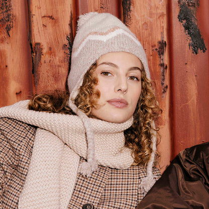 Barts Lotey Peruvian Bommelmütze - Hellbraun