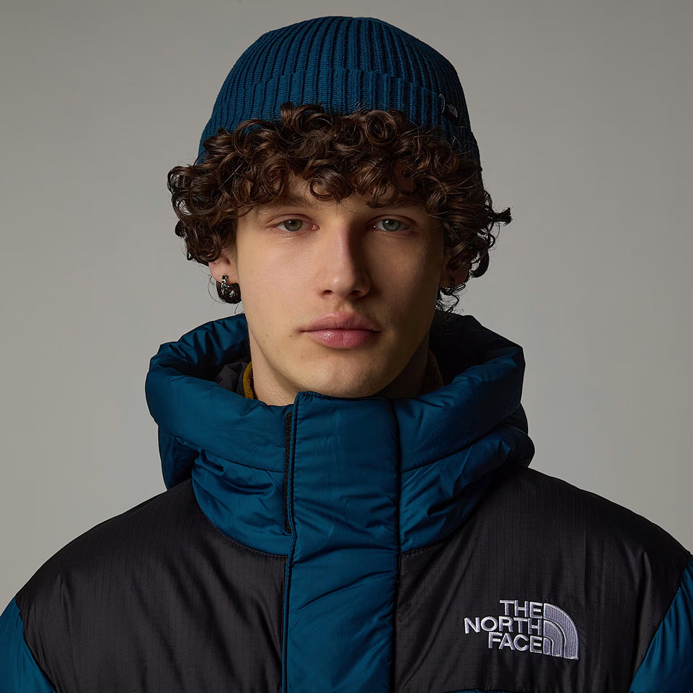 The North Face TNF II Recycled Fisherman Beanie Mütze - Petrol