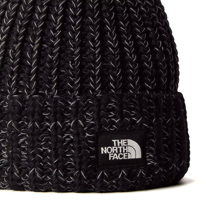 The North Face Cozy Chunky Cabin Bommelmütze - Schwarz-Weiß