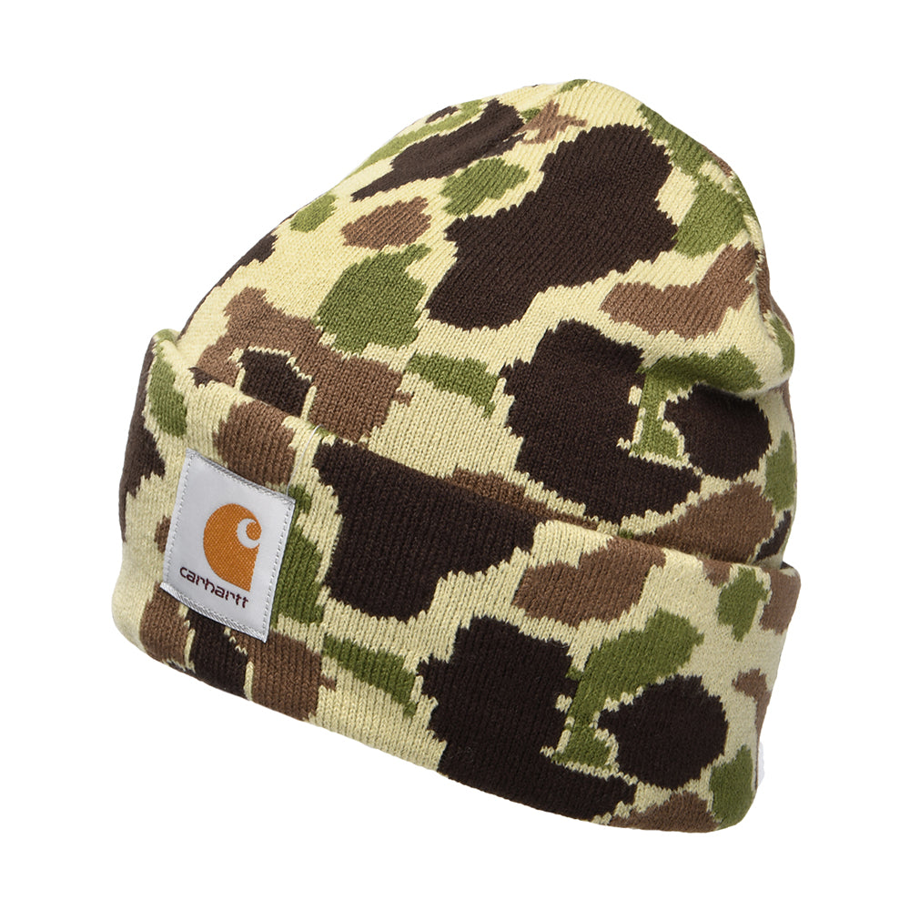 Carhartt WIP Duck Jacquard Beanie Mütze Jacquard - Tarnfarben