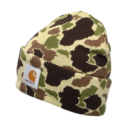 Carhartt WIP Duck Jacquard Beanie Mütze Jacquard - Tarnfarben