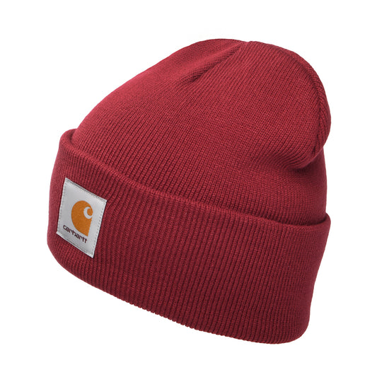 Carhartt WIP Short Watch Cap Beanie Mütze - Scharlachrot
