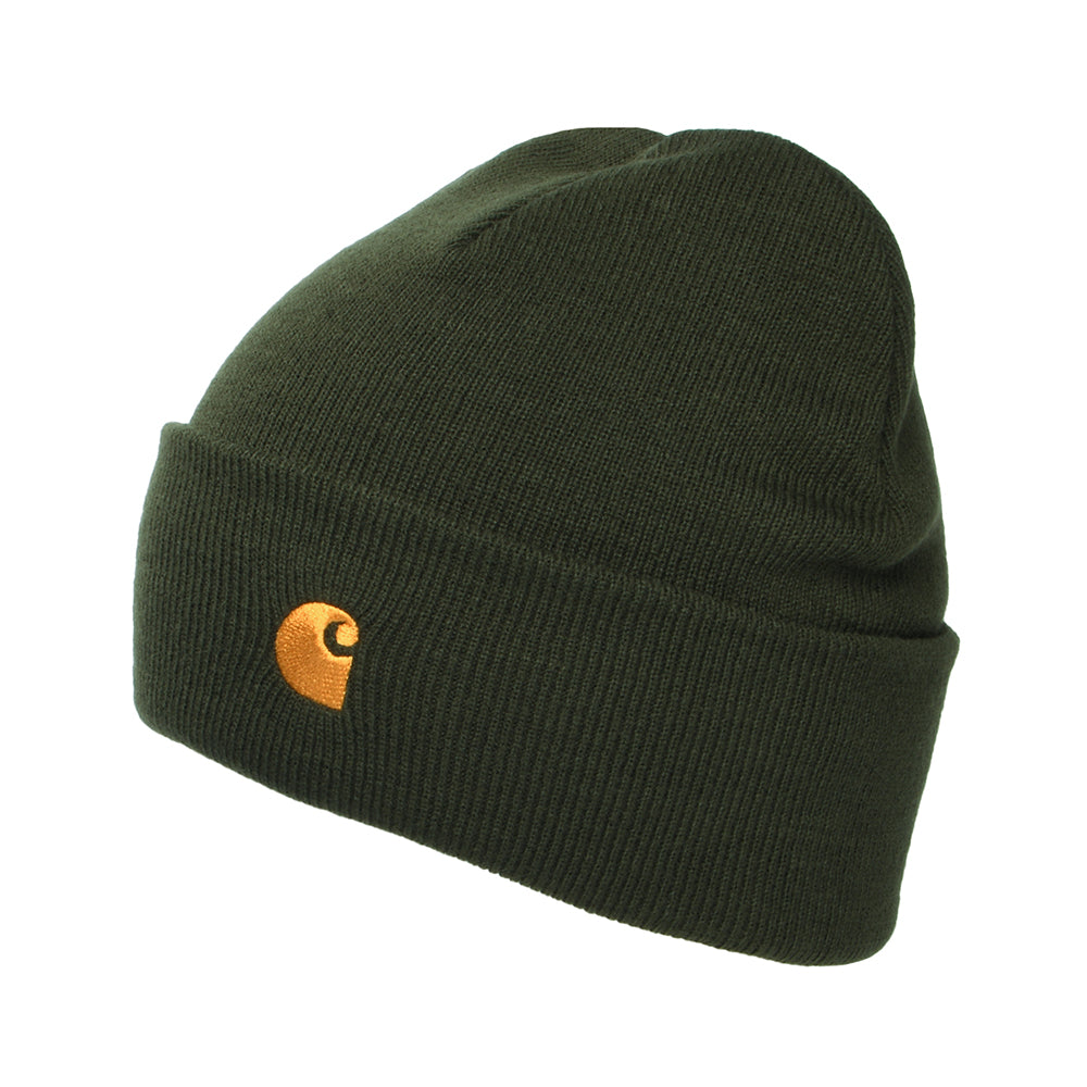 Carhartt WIP Chase Cuffed Beanie Mütze - Olivgrün