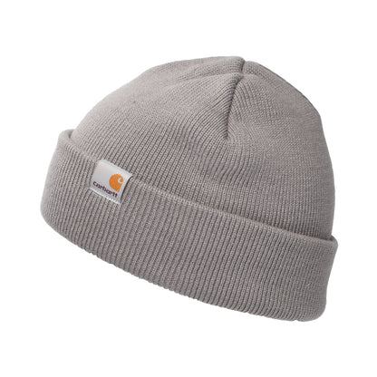Carhartt WIP Stratus Short Watch Beanie Mütze - Grau
