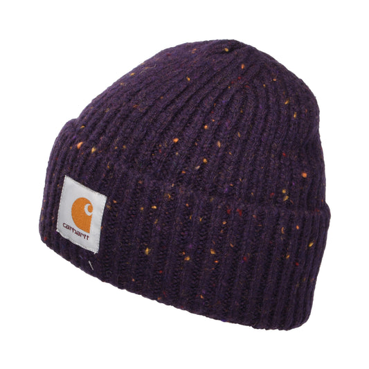 Carhartt WIP Anglistic Beanie Mütze - Lila
